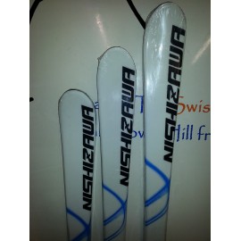 Nishizawa Royal 140cm Carver Skis and bindings