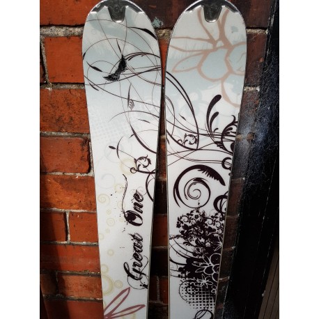 Head Great One Ladies 159cm All Terrain Carver Skis and Bindings